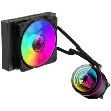 Gamemax CPU Liquid Cooler , ICEBURG 120 BK , Black