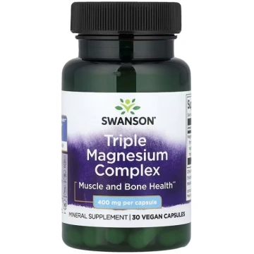 Swanson Vitamins, Triple Magnesium Complex, 400 mg