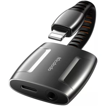 Adapteris Lightning uz Lightning un 3.5 mm AUX Mcd
