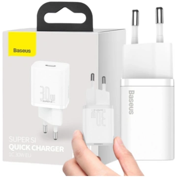 Baseus Super Si ātrais lādētājs 1C CSUP-J02 30W 1x