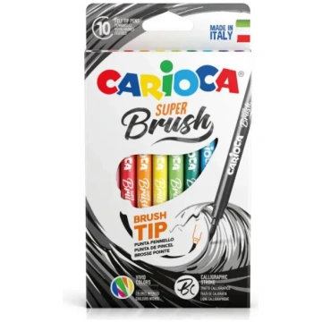 Flomāsteri Carioca 42937 — 10 krāsas komplekts ar 