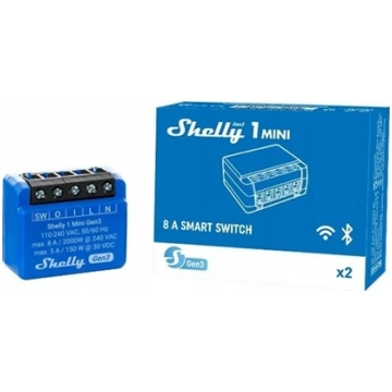 Shelly Shelly 1 Mini Gen3, relay (blue) Shelly_Plu