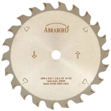 Ripzāģa ripa BASIC ar TCT zobiem ABRABORO® 160x2.6