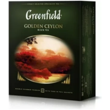 GREENFIELD "Golden Ceylon" melnā tēja 100x2g