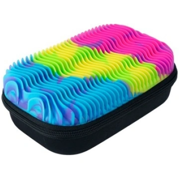 Penālis ZIPIT Wavey Silicone Storage Box, neona 55