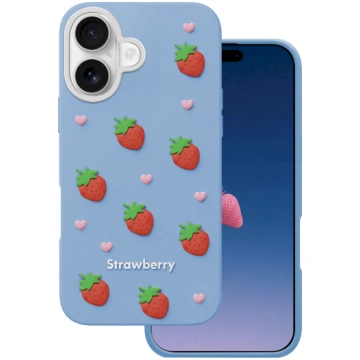 Mocco Strawberry Back Case Aizmugurējais apvalks p