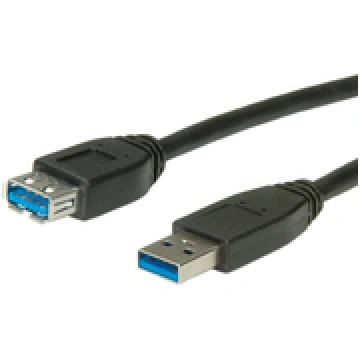 ROLINE USB 3.0 Cable Type A M - A F 0.8 m ( 11.02.