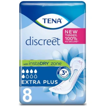 TENA Discreet Extra Plus Incontinence Pads 8 per p