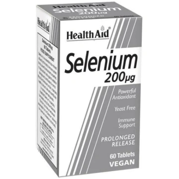HealthAid Selenium 200 g tabletes N60
