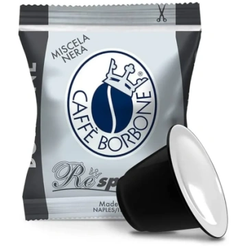 100 Capsule Nespresso Caffè Borbone Miscela Nera