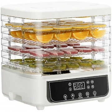 Dehidrators, dehidrators ar 5 nodalījumiem, 160 W,