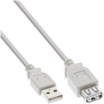 Kabelis Usb Inline Usb-a - Usb-b 3 M Pelēks (34603