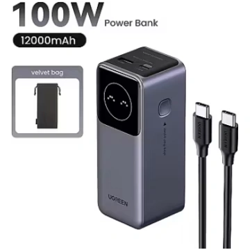 Ugreen Nexode PB724 12000 mAh USB-C + USB 100W (35