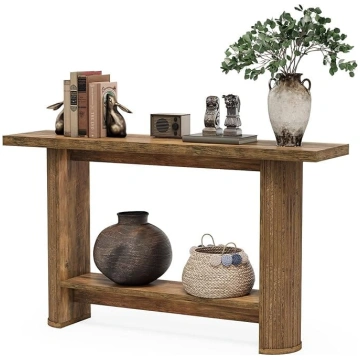 Tribesigns Narrow Console Table, 140 x 30 x 80 cm,