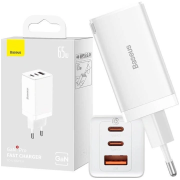 Baseus Baseus GaN5 Pro Adapteris / Lādētājs 2xUSB-