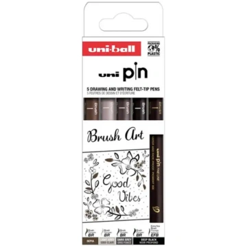 Radošās rakstīšanas komplekts "Brush art" UNI-Ball