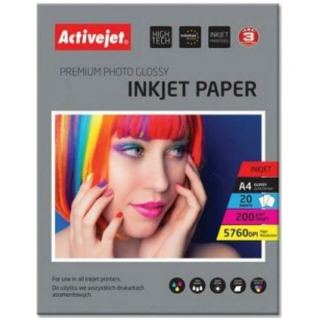 Activejet Papier foto drui A4 (AP4-200G20) | AP4-2