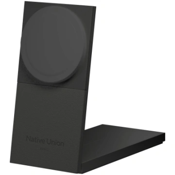 Native Union Rise 2-in-1 Qi2 wireless charger, bla