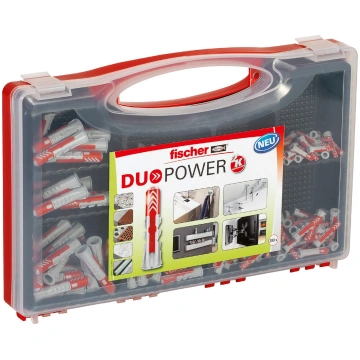 DuoPower dībeļu komplekts, Fischer, 280 gab. 61-53