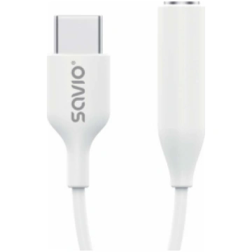 Savio AK-52 USB Type 3.1 C (M) - Jack 3.5mm (F) Au