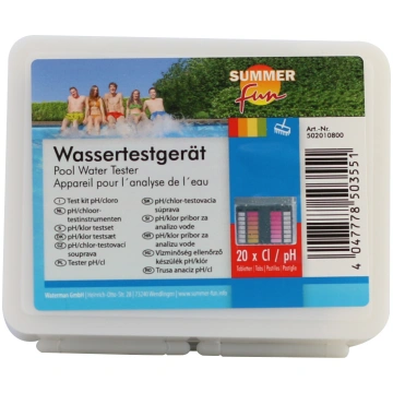 Pārbaudes lenta Chlorine & PH Tester