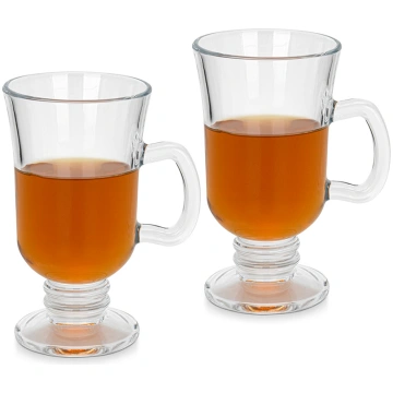 Glāžu komplekts karstajiem dzērieniem 250 ml x 2 g