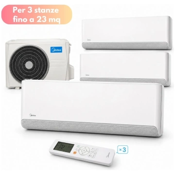 Midea Breezeless E Trial Split 7,9 kW per 3 stanze