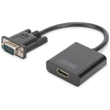 Digitus, HDMI/USB-A/D-Sub, 15 cm