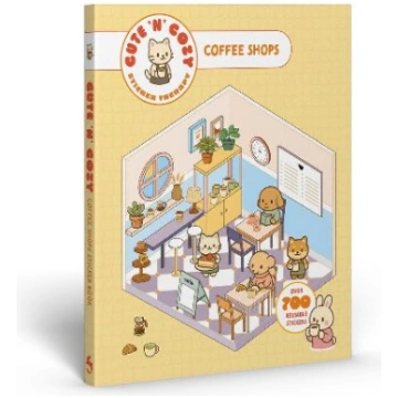 Cute "n" Cozy Sticker Therapy: Coffee Shops: Over