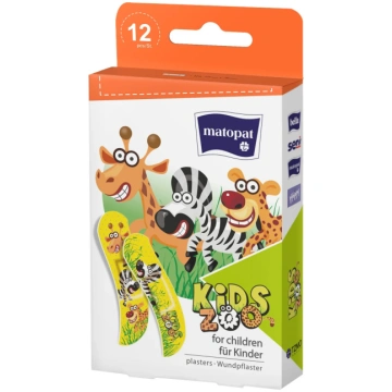Plāksteris Matopat Kids Zoo, 12 gab