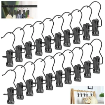 20 klipu āķu pakete Boot Hanger Metāla zābaku paka