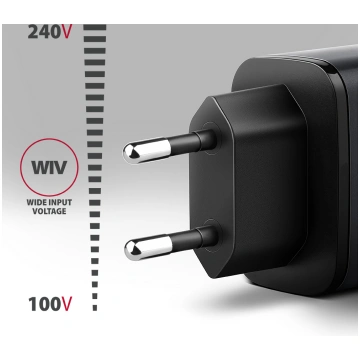 AXAGON ACU-PQ67 GaN Wall charger 67W, 2x port (USB