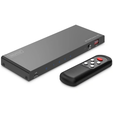 DIGITUS 4x1 HDMI Slēdzis - 8K/60Hz (4:4:4), Toslin