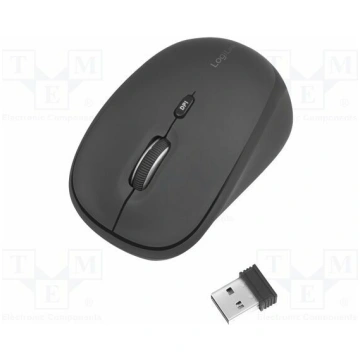 Mouse; black; USB A; wireless,optical; DPI change 
