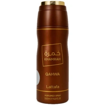 Ķermeņa dezodorants Lattafa Khamrah Qahwa, 200 ml