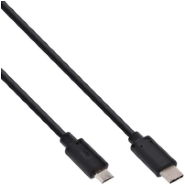 Kabel USB InLine USB C - Micro USB (M/M) Black 2m 
