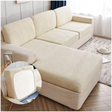 Sofa Seat Cushion Cover Waterproof 1 2 3 4-Seater 
