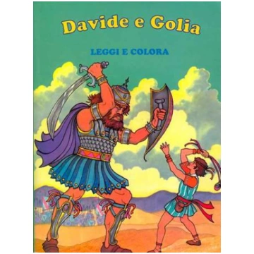 Davide e Golia - Leggi e colora