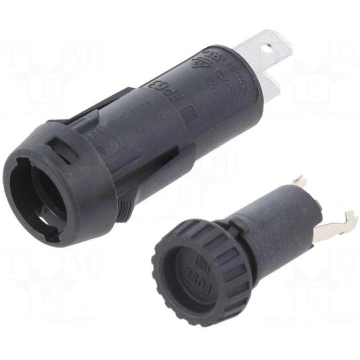 Fuse holder | 5x20mm | 10A | 250VAC | FPG3 | on pa