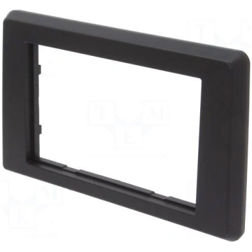 Radio frame | Nissan,Opel,Renault | 2 DIN | black 