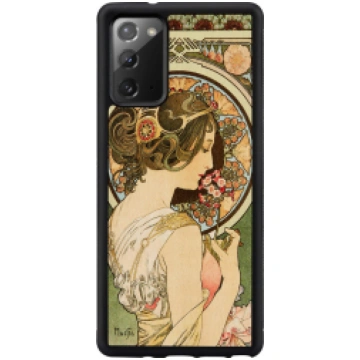 MAN&WOOD case for Galaxy Note 20 primrose black M4