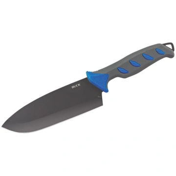 Buck Hookset Cleaver 6.35" Salt Water Blue/Gray 01