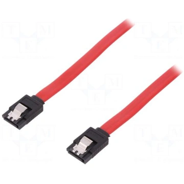 Cable: SATA | SATA plug,both sides | 500mm | red |