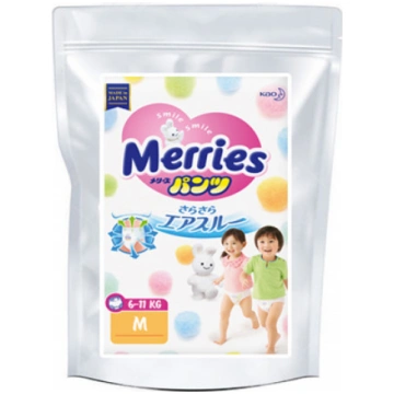 Merries Diapers-panties PM 6-11kg, sample 3pcs Mer