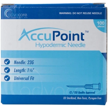 AccuPoint Adata injekciju, 100 gb