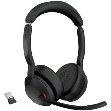 Bezvadu austiņas Jabra Evolve2 55, melns krās