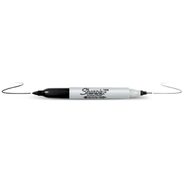 Marķieris Sharpie Twin Tip melns 09-811100