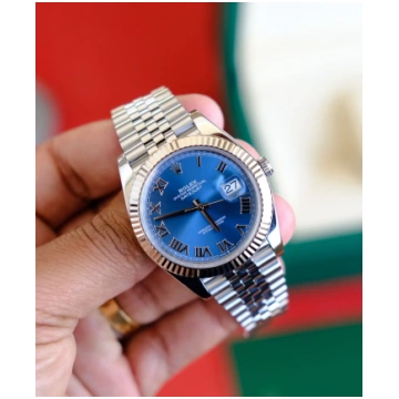ROLEX DATEJUST JUBILEE OCEAN BLU ROMAN ZIGRINATO D