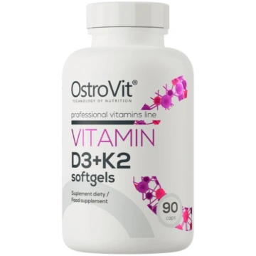 OstroVit Vitamīns D3 + K2 - 90 kapsulas