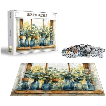 Puzzle Retro Puzzle 6000 gabaliņu puķu koka puzle